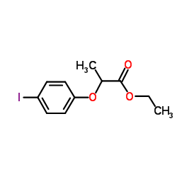 Ethyl 2-(4-iodophenoxy)propanoate Structure