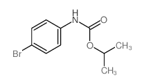 propan-2-yl N-(4-bromophenyl)carbamate结构式