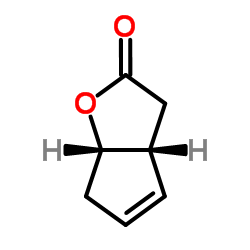 (1S,5R)-2-氧杂二环[3.3.0]辛-6-烯-3-酮结构式