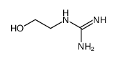 2-(2-Hydroxyethyl)guanidine Structure