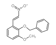 Benzene,1-methoxy-3-(2-nitroethenyl)-2-(phenylmethoxy)- picture