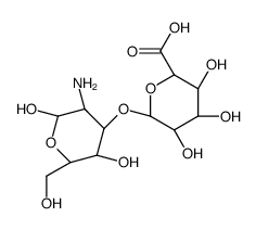 D-Galactose, 2-amino-2-deoxy-3-O-.beta.-D-glucopyranuronosyl- structure