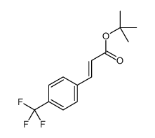 tert-butyl 3-[4-(trifluoromethyl)phenyl]prop-2-enoate Structure