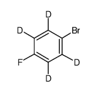 1-Bromo-4-fluorobenzene-d4 Structure