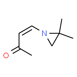 3-Buten-2-one, 4-(2,2-dimethyl-1-aziridinyl)- (9CI)结构式