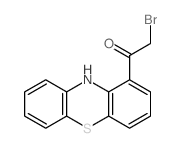 Ethanone,2-bromo-1-(10H-phenothiazin-1-yl)- Structure