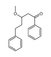 3-methoxy-1,5-diphenylpentan-1-one Structure