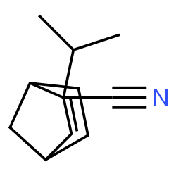 Bicyclo[2.2.1]hept-5-ene-2-carbonitrile, 2-(1-methylethyl)-, exo- (9CI) structure