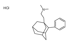 N,N-dimethyl-2-(2-phenyl-1-adamantyl)ethanamine,hydrochloride结构式