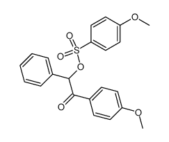 2-(4-methoxyphenyl)-2-oxo-1-phenylethyl 4-methoxybenzenesulfonate Structure
