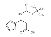 3-((TERT-BUTOXYCARBONYL)AMINO)-3-(THIOPHEN-2-YL)PROPANOIC ACID picture