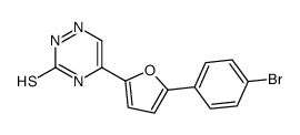 5-[5-(4-bromophenyl)furan-2-yl]-2H-1,2,4-triazine-3-thione结构式