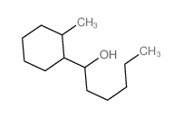 1-(2-methylcyclohexyl)hexan-1-ol结构式