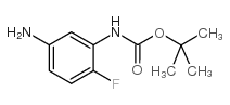 (5-Amino-2-fluorophenyl)-carbamic acid tert-butyl ester Structure