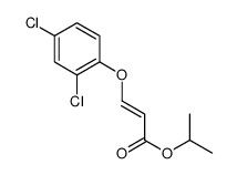 propan-2-yl (E)-3-(2,4-dichlorophenoxy)prop-2-enoate结构式