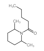 1-Pentanone,1-(2,6-dimethyl-1-piperidinyl)- structure