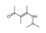 4-(2,2-dimethylhydrazinyl)-3-methylpent-3-en-2-one Structure