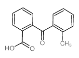 Benzoic acid, o- (o-toluoyl)- Structure