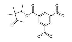 4-(3,5-dinitro-benzoyloxy)-3,3-dimethyl-pentan-2-one Structure