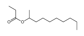 Propionic acid 1-methylnonyl ester结构式