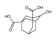 4-Hydroxytricyclo[3.3.1.13,7]decane-1,3-dicarboxylic acid结构式