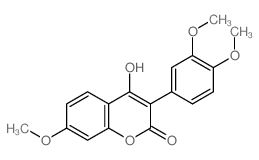 3-(3,4-dimethoxyphenyl)-2-hydroxy-7-methoxy-chromen-4-one picture
