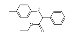 ethyl 2-(p-toluidino)-2-phenylacetate Structure