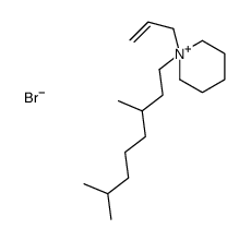 1-(3,7-dimethyloctyl)-1-prop-2-enyl-3,4,5,6-tetrahydro-2H-pyridine bro mide structure