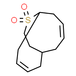 11-Thiabicyclo[4.4.3]trideca-3,8-diene 11,11-dioxide结构式