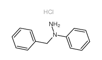 N-Benzyl-N-phenylhydrazine hydrochloride structure