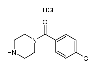 (4-chlorophenyl)(piperazin-1-yl)methanone hydrochloride Structure