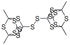 1,1'-Dithiobis(3,5,7-trimethyl-2,4,6,8,9,10-hexathiaadamantane)结构式