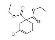 diethyl 3-chlorocyclohex-3-ene-1,1-dicarboxylate结构式