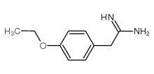 2-(4-ETHOXY-PHENYL)-ACETAMIDINE structure
