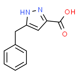 1H-Pyrazole-3-carboxylic acid, 5-(phenylmethyl)- structure