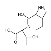(2S,3R)-2-[[(2S,3S)-2-amino-3-methylpentanoyl]amino]-3-hydroxybutanoic acid Structure