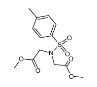 (toluene-4-sulfonylimino)-di-acetic acid dimethyl ester Structure