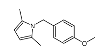 1H-Pyrrole,1-[(4-methoxyphenyl)methyl]-2,5-dimethyl-(9CI) Structure