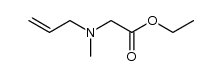 Ethyl N-allylsarcosinate Structure
