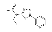 Acetamide, N-ethyl-N-[5-(3-pyridinyl)-1,3,4-thiadiazol-2-yl]- (9CI) picture