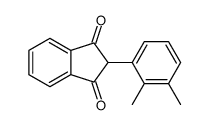 2-(2,3-dimethylphenyl)indene-1,3-dione结构式