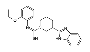 1-Piperidinecarbothioamide,3-(1H-benzimidazol-2-yl)-N-(2-ethoxyphenyl)-(9CI) structure