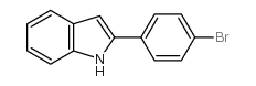 2-(4-溴苯基)-1H-吲哚结构式