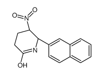 (5R,6S)-6-naphthalen-2-yl-5-nitropiperidin-2-one Structure