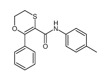 N-(4-methylphenyl)-6-phenyl-2,3-dihydro-1,4-oxathiine-5-carboxamide结构式