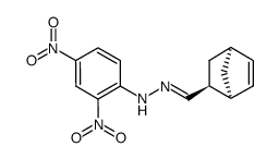 5-<2,4-Dinitro-phenylhydrazonomethyl>-bicyclo<2.2.1>hept-2-en结构式