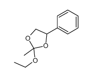 2-ethoxy-2-methyl-4-phenyl-1,3-dioxolane Structure