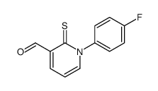 1-(4-fluorophenyl)-2-sulfanylidenepyridine-3-carbaldehyde Structure