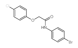Acetamide,N-(4-bromophenyl)-2-(4-chlorophenoxy)- picture