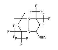 2-cyano-6,6-dimethyl-4,4,8,8-tetrakis(trifluoromethyl)-1,5-diazabicyclo[3.3.0]octane Structure